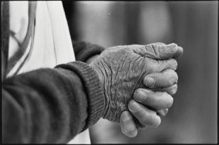 Mary Ellen Mark - Mother Teresa, Hands in Prayer; and Mother Teresa\'s Feet, Calcutta 2