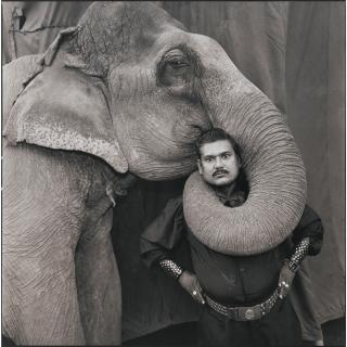 Mary Ellen Mark - Ram Prakash Singh With His Elephant Shyama