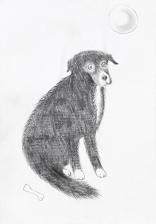 Mary Fedden R.A. - Dog with a Bone