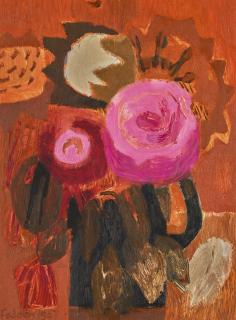 Mary Fedden, R.A. - Flowers In A Vase