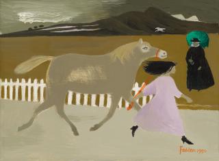 Mary Fedden, R.A. - Girl with Horse