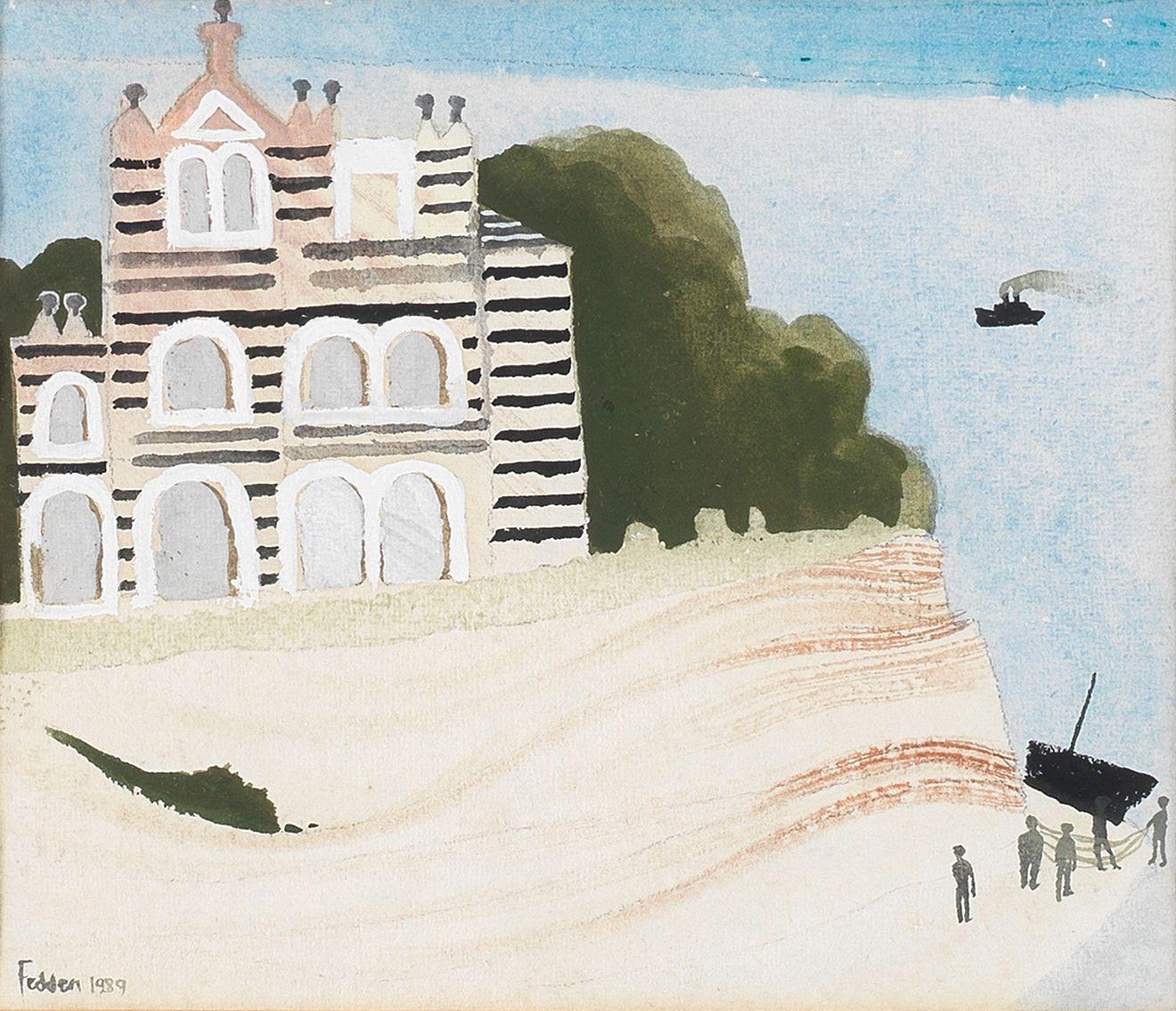 Mary Fedden R.A. - House by the Sea