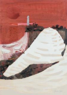 Mary Fedden, R.A. - Lighthouse on the Cliffs