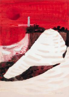 Mary Fedden, R.A. - Lighthouse on the Cliffs
