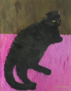 Mary Fedden R.A. - Lulu on Purple