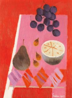 Mary Fedden R.A. - Pink & Red