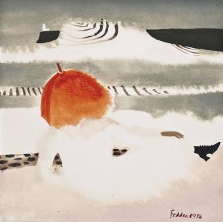 Mary Fedden, R.A. - Red Parasol