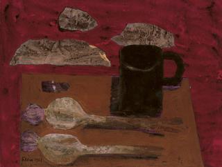 Mary Fedden, R.A. - Still life with onions