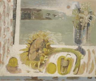 Mary Fedden, R.A. - Still Life With Sunflower