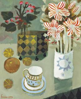 Mary Fedden, R.A. - Striped Lilies