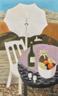 Mary Fedden, R.A. - The White Umbrella