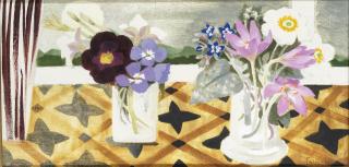 Mary Fedden R.A. - Two Pots of Flowers