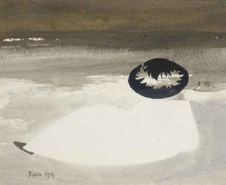 Mary Fedden, R.A. - Woman on Beach