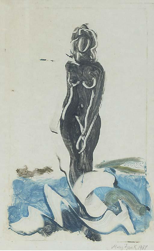 Mary Frank - Standing nude