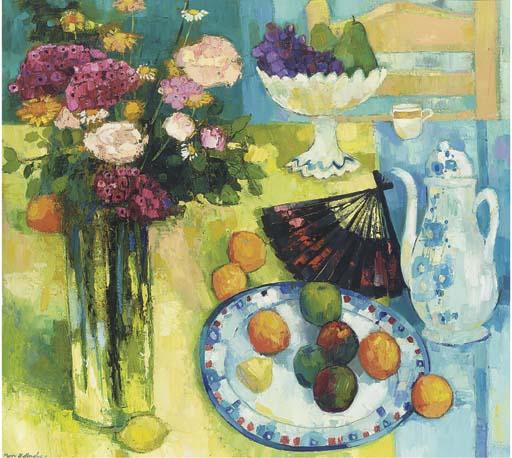 Mary Gallagher - Garden Flowers And Summer Fruit