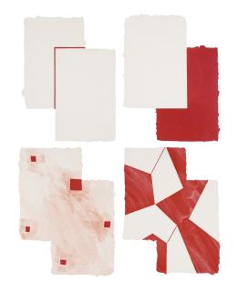 Mary Heilmann - Untitled: Cut, Touch, Kiss, Valentine