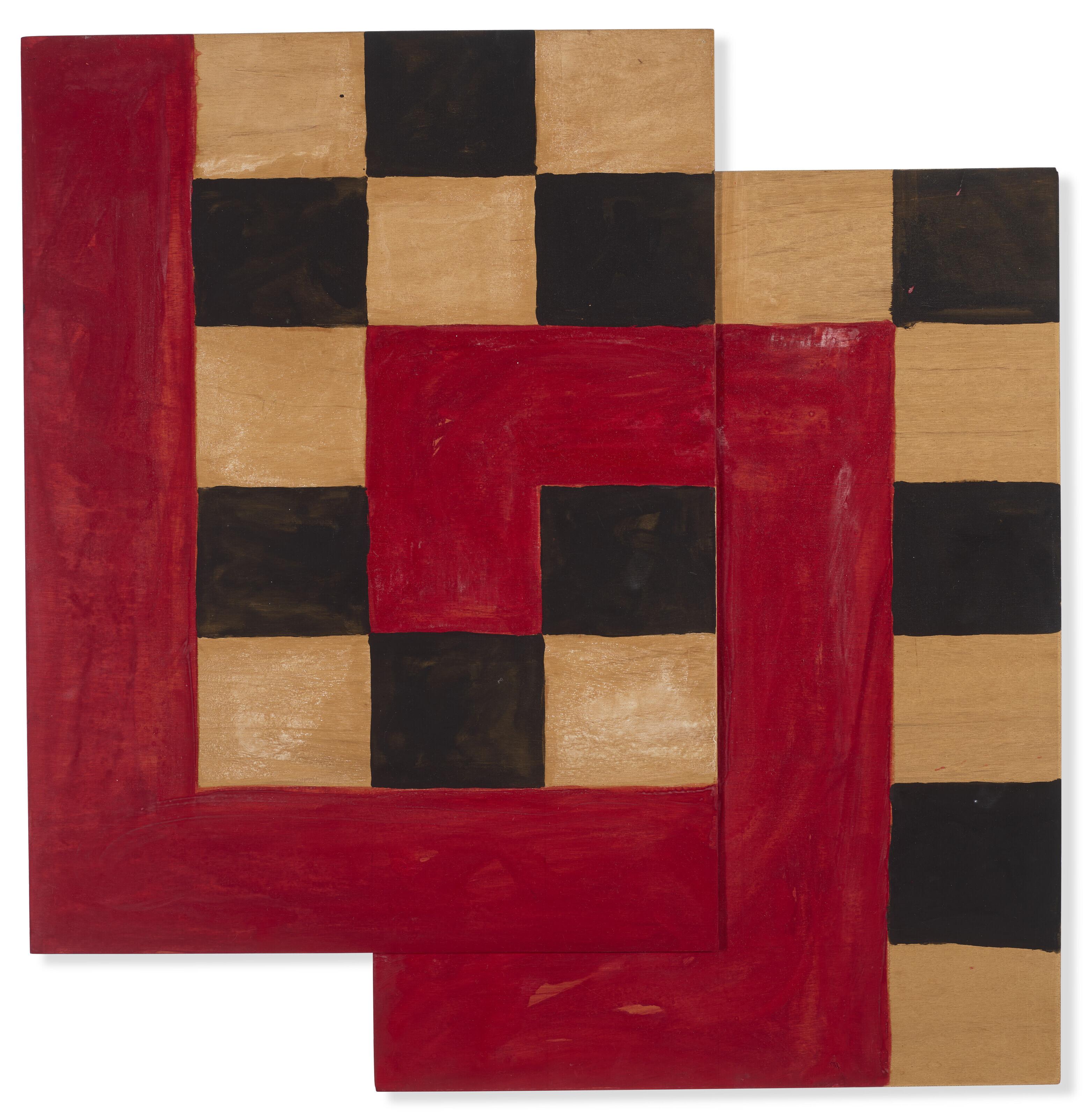 Mary Heilmann - Untitled (First Checkered Spiral)