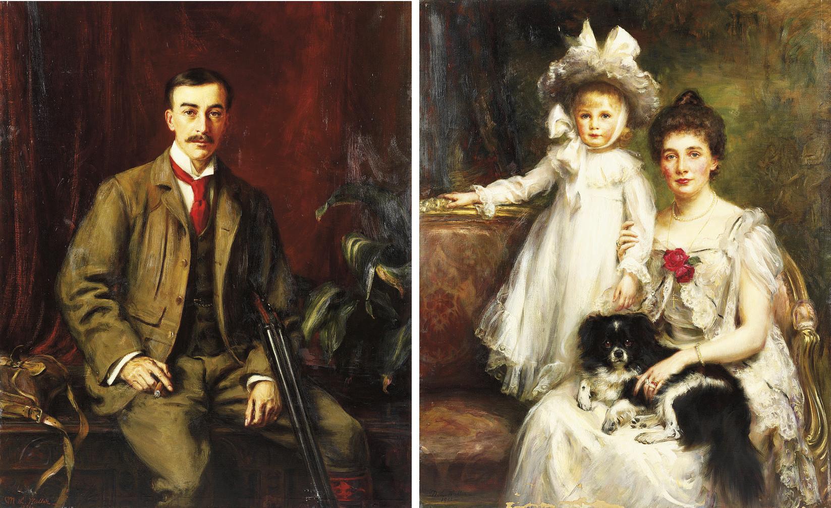 Mary Lemon Waller - Portrait of Charles William Dyson Perrins (1864-1958)