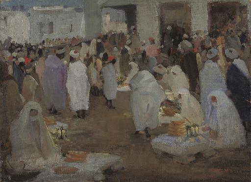 Mary McCrossan - Market In Marrakech