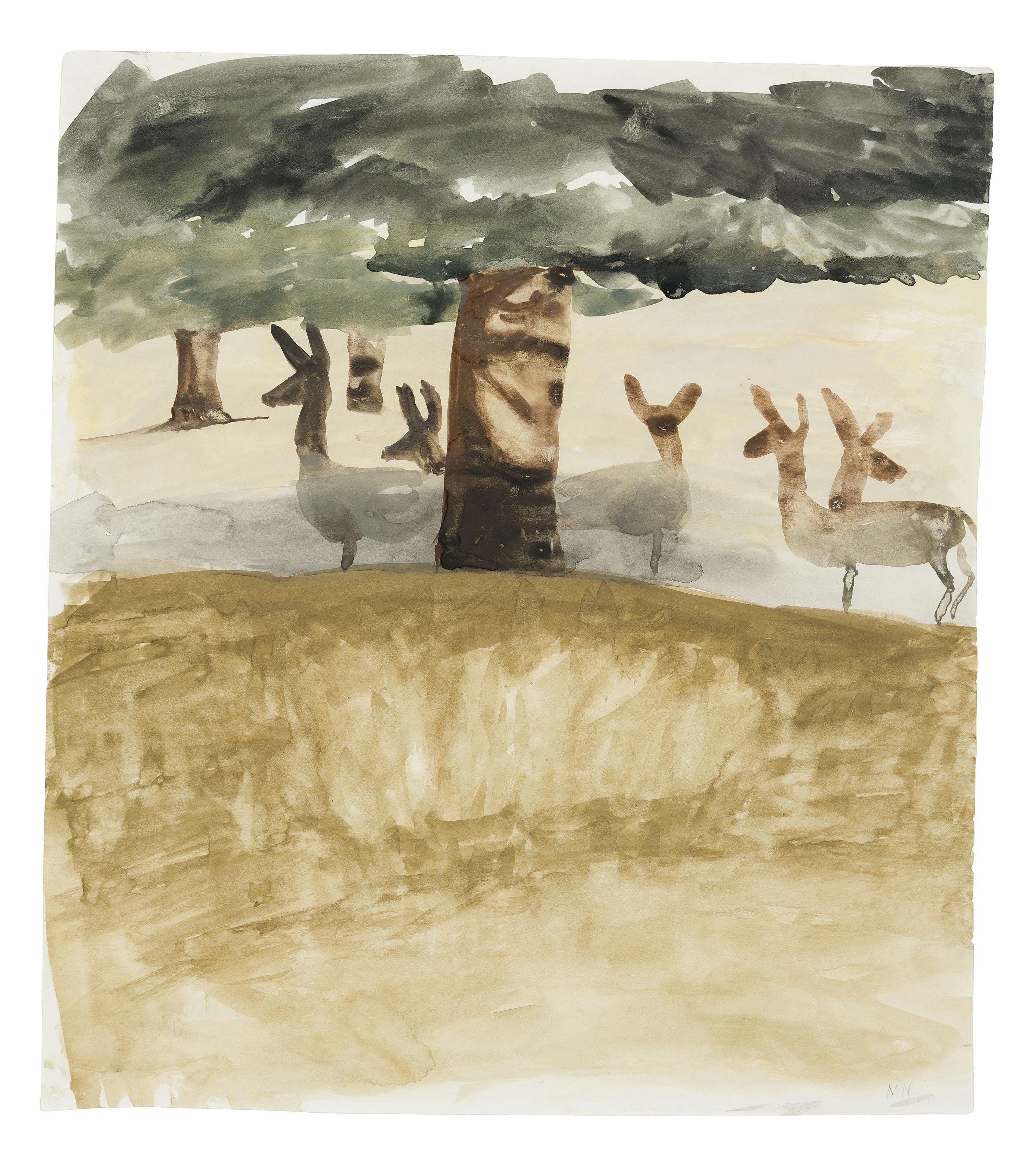 Mary Newcomb - Deer Alerted