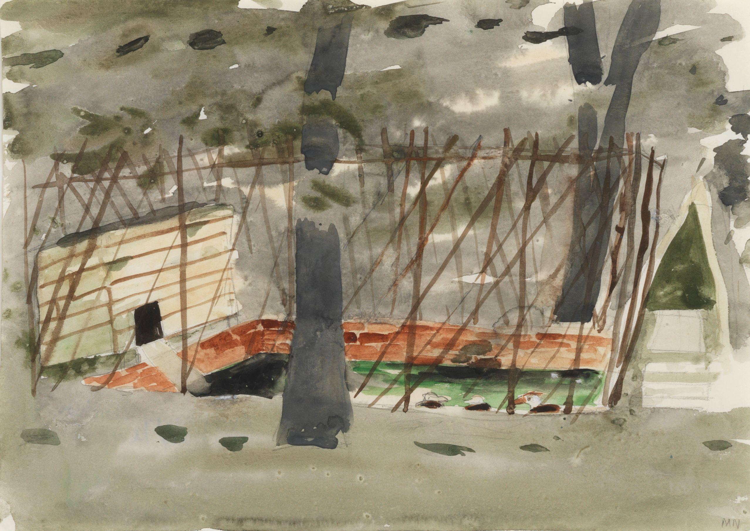 Mary Newcomb - Duck Pond at the Mill House in Sonning