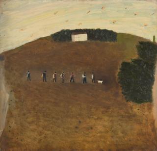 Mary Newcomb - „Hoers (sic) going home“.