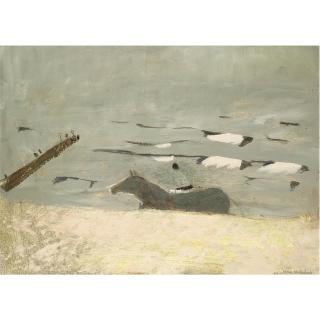 Mary Newcomb - Rider On The Beach