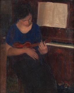 Mary Potter - Girl with Ukelele
