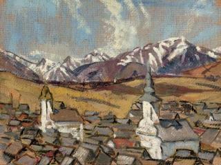 Mary Swanzy, H.R.H.A. - A Czechoslovakian Mountain Town