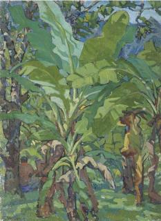 Mary Swanzy, H.R.H.A. - Banana tree, Samoa