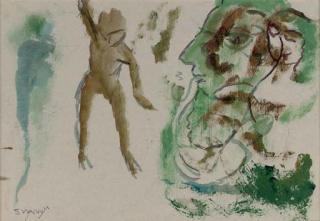 Mary Swanzy, H.R.H.A. - Death of Mannikin