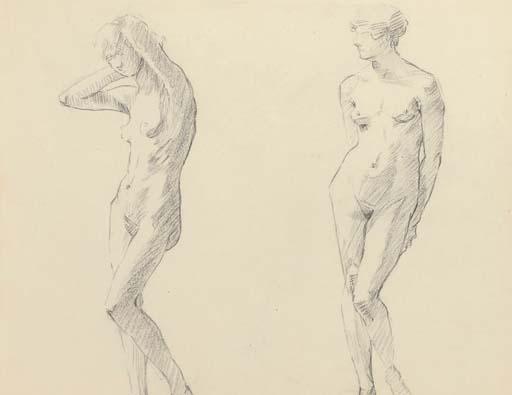 Mary Swanzy, H.R.H.A. - Female life studies