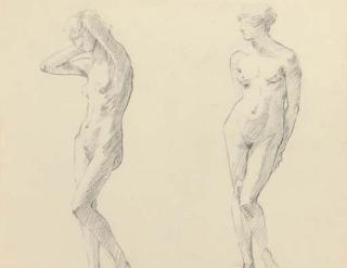 Mary Swanzy, H.R.H.A. - Female life studies