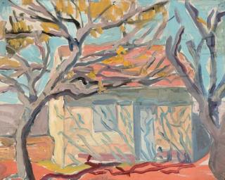 Mary Swanzy, H.R.H.A. - House with a red roof; and sixteen further works by the same hand