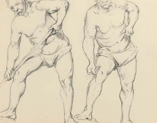 Mary Swanzy, H.R.H.A. - Male figure studies