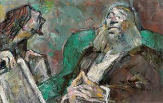 Mary Swanzy, H.R.H.A. - Seated man