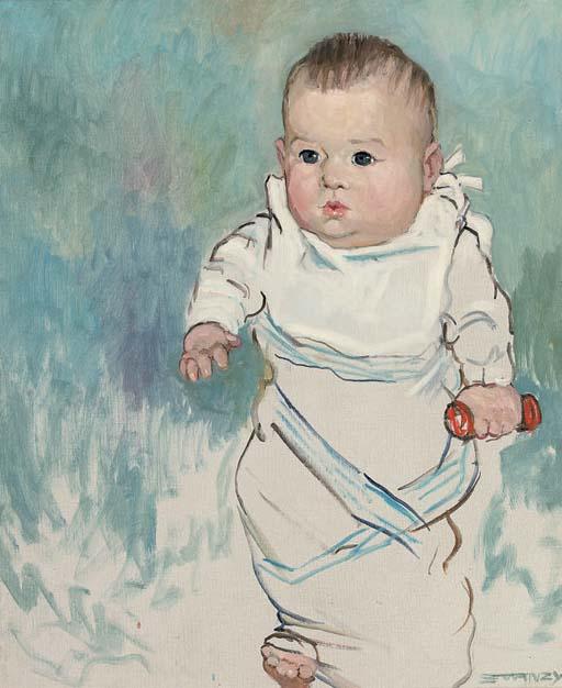 Mary Swanzy, H.R.H.A. - Slovak baby boy