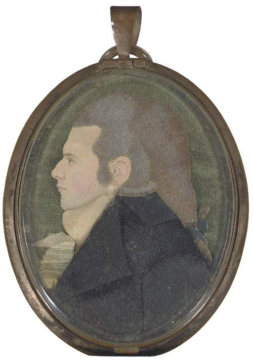 Mary Way - A Portrait Miniature of a Gentleman