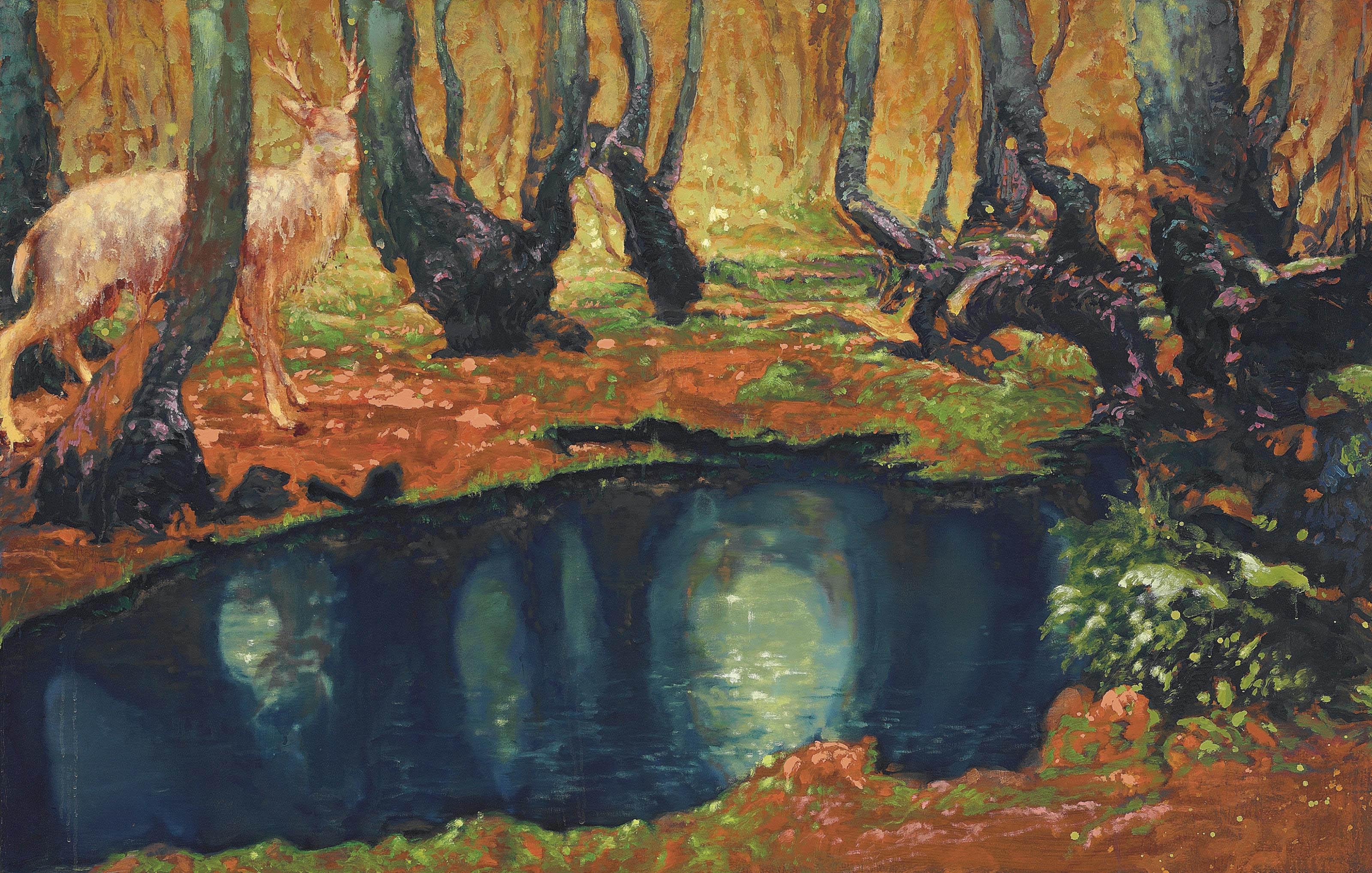 Masakatsu Kondo - Deer\'s Pond