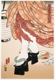 Masami Teraoka - Bambooo Broom with Burger; and Untitled, from McDonalds Burgers Invading Japan