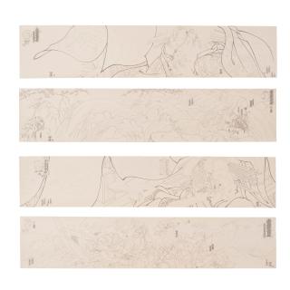 Masami Teraoka - French Vanilla and Chocolate Chip, from 31 Flavors Invading Japan; Sinking Pleasure Boat and Waterfall Contemplation, from New Views of Mt. Fuji 4