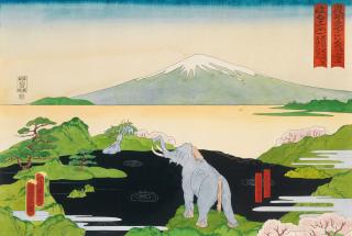 Masami Teraoka - New Views of Mount Fuji Series / La Brea Tar Pits