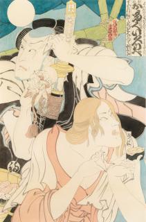 Masami Teraoka - Preparatory Composition for Los Angeles Sushi Series