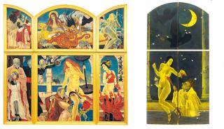 Masami Teraoka - The Cloisters Venus and Pope\'s Workout