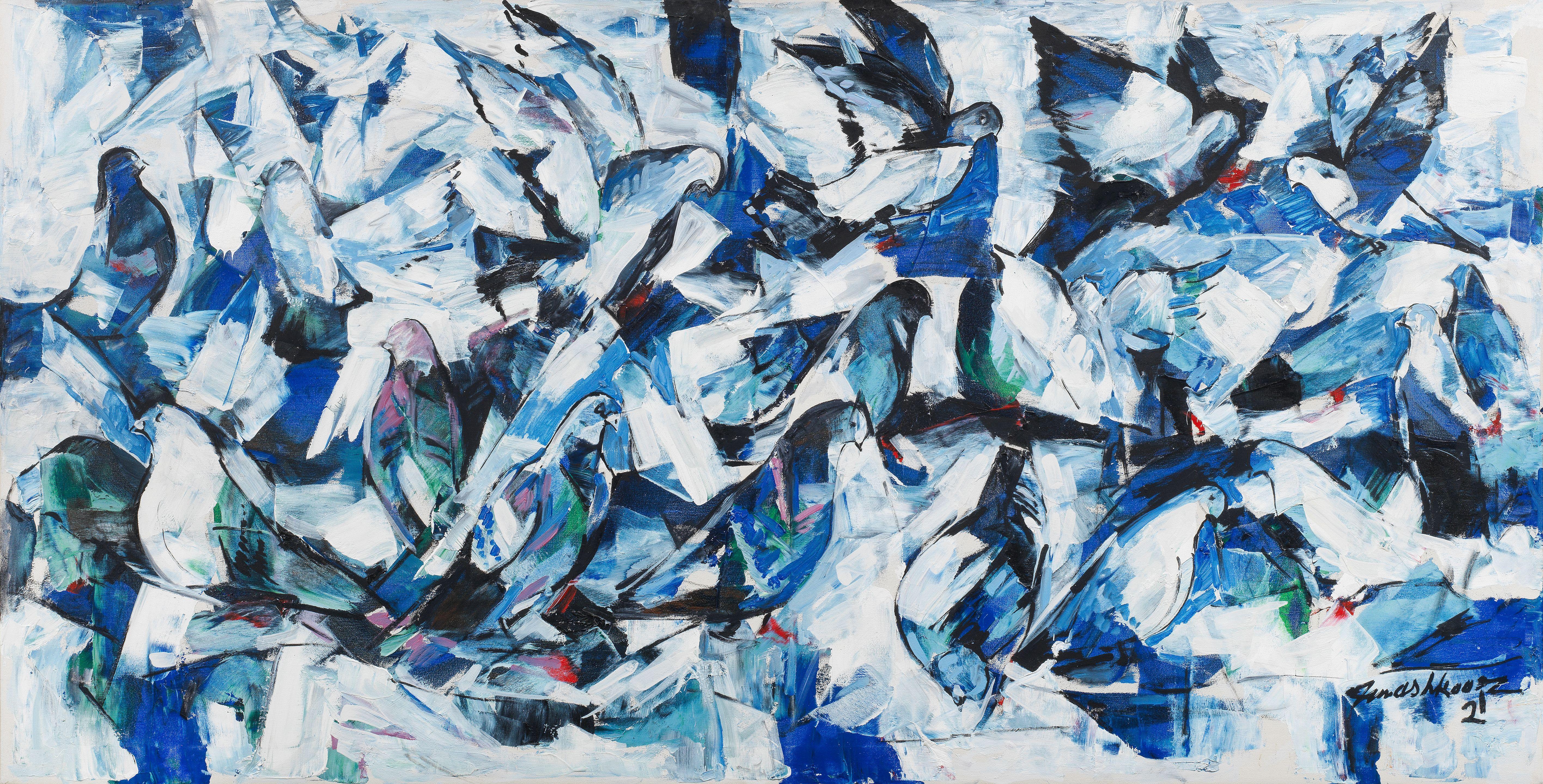 Mashkoor Raza - Untitled