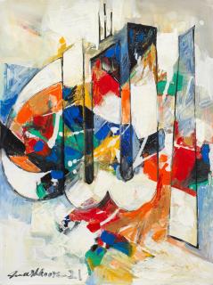 Mashkoor Raza - Untitled