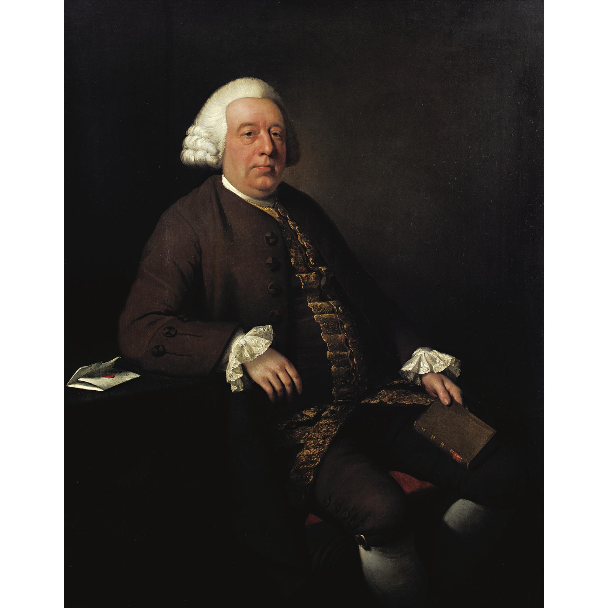 Mason Chamberlin R.A. - Portrait Of A Gentleman