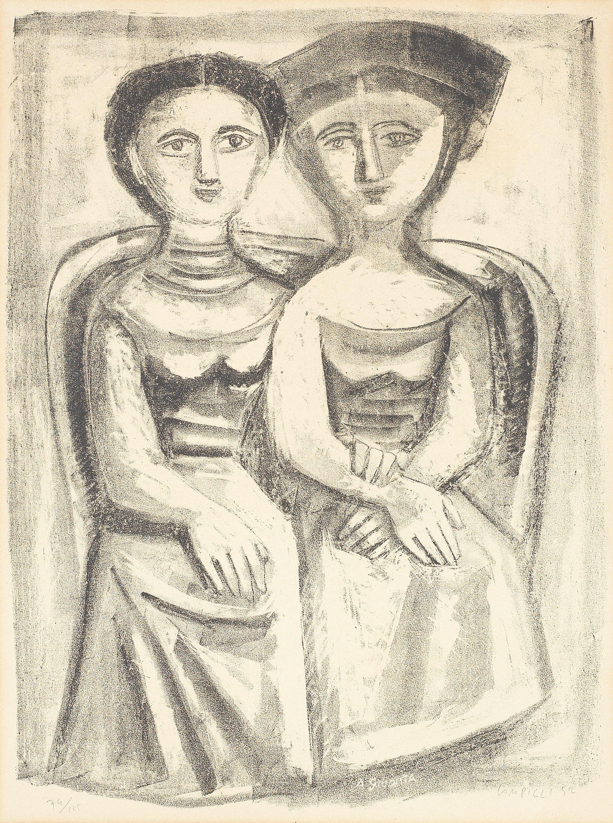 Massimo Campigli - A Giuditta, from \'La Ruche\'