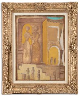 Massimo Campigli - Amies aux vases à la fontaine