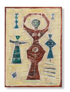 Massimo Campigli - Danzatrice rossa